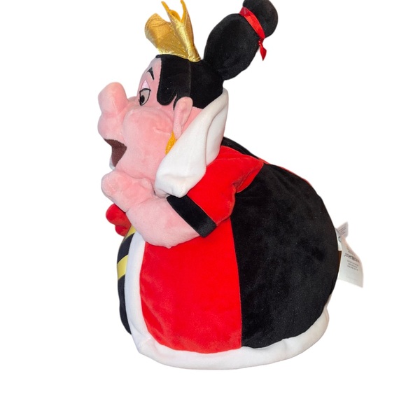 DISNEY STORE QUEEN OF RED HEARTS PLUSH ALICE IN WONDERLAND 14” - Picture 3 of 6
